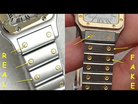 cartier fake|cartier watch vs real.